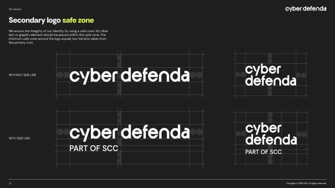 Brand Guidelines - Logo alternate; wordmark