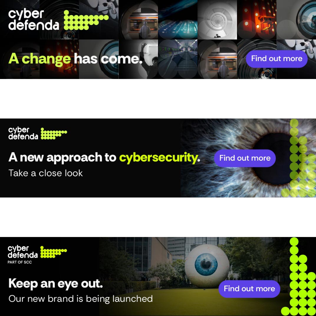 Cyber Defenda brand email signatures.
